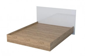 ЭГО Кровать (арт.031) Дуб крафт/Белый глянец Диал в Урае - uraj.mebel-tymen.ru | фото